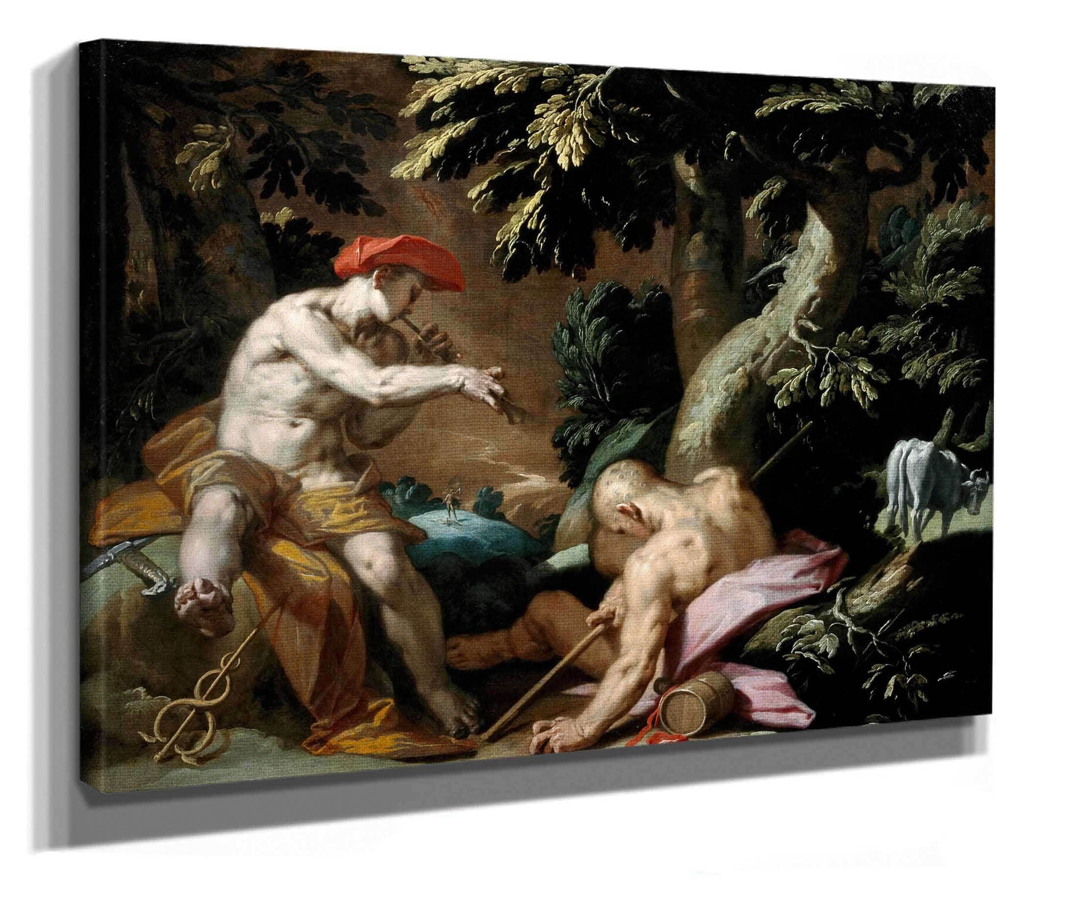 Mercury Argus And Io by Abraham Bloemaert