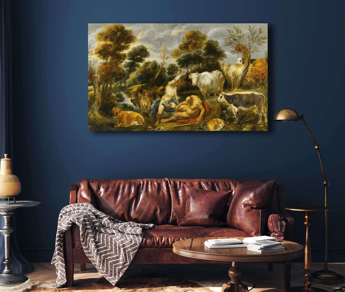 Mercury Argus And Io by Jacob Jordaens