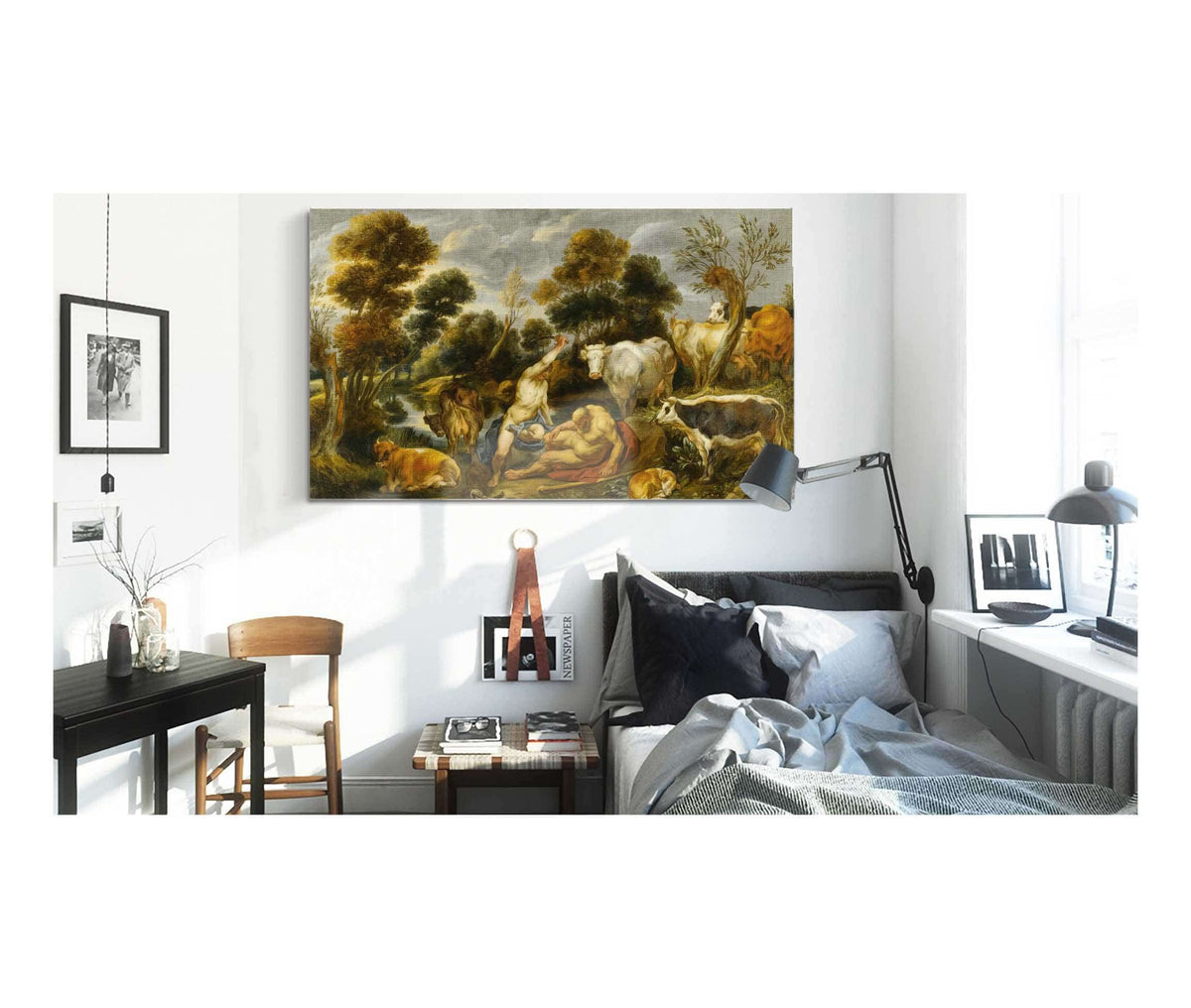 Mercury Argus And Io by Jacob Jordaens