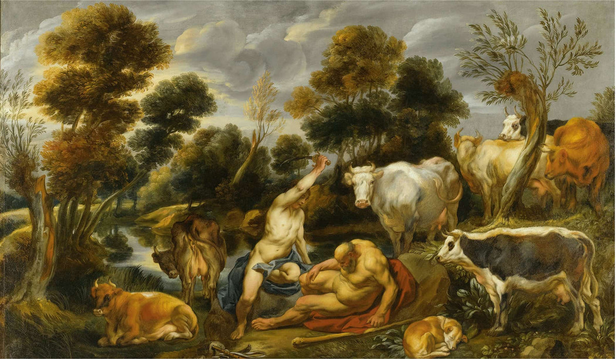 Mercury Argus And Io by Jacob Jordaens