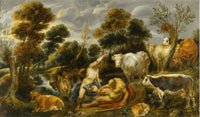 Mercury Argus And Io by Jacob Jordaens