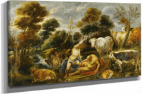 Mercury Argus And Io by Jacob Jordaens