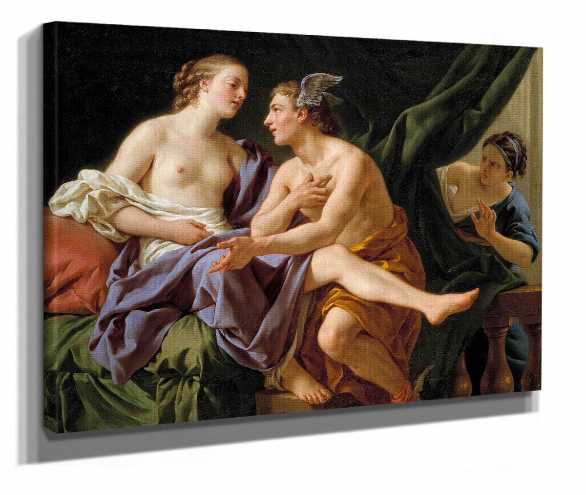 Mercury Herse And Aglaura by Louis Jean Francois Lagrenee