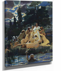 Mermaids by Konstantin Egorovich Makovsky