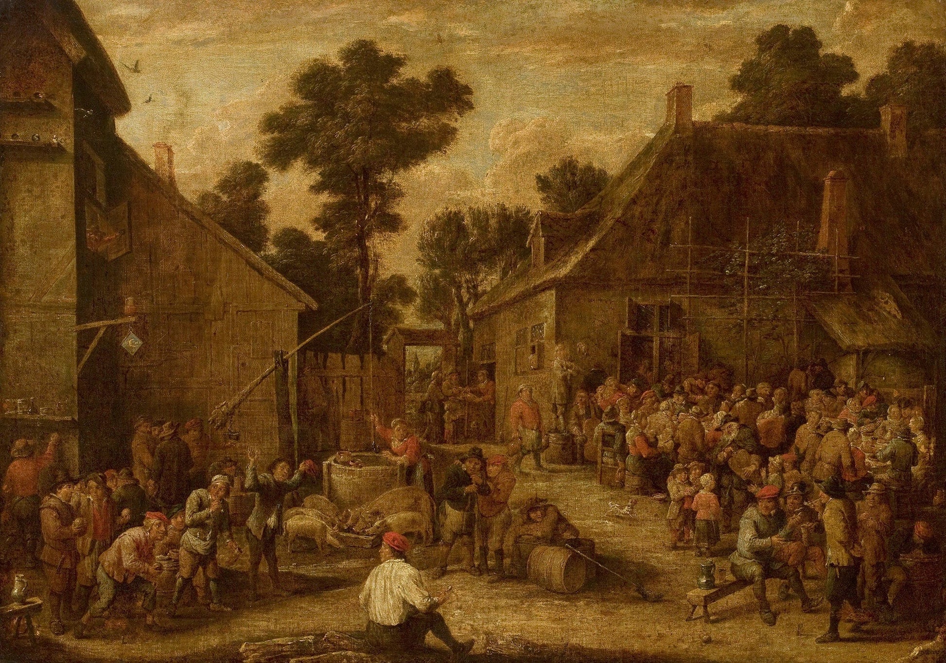 Merry Making In The Countryside by David Teniers The Younger