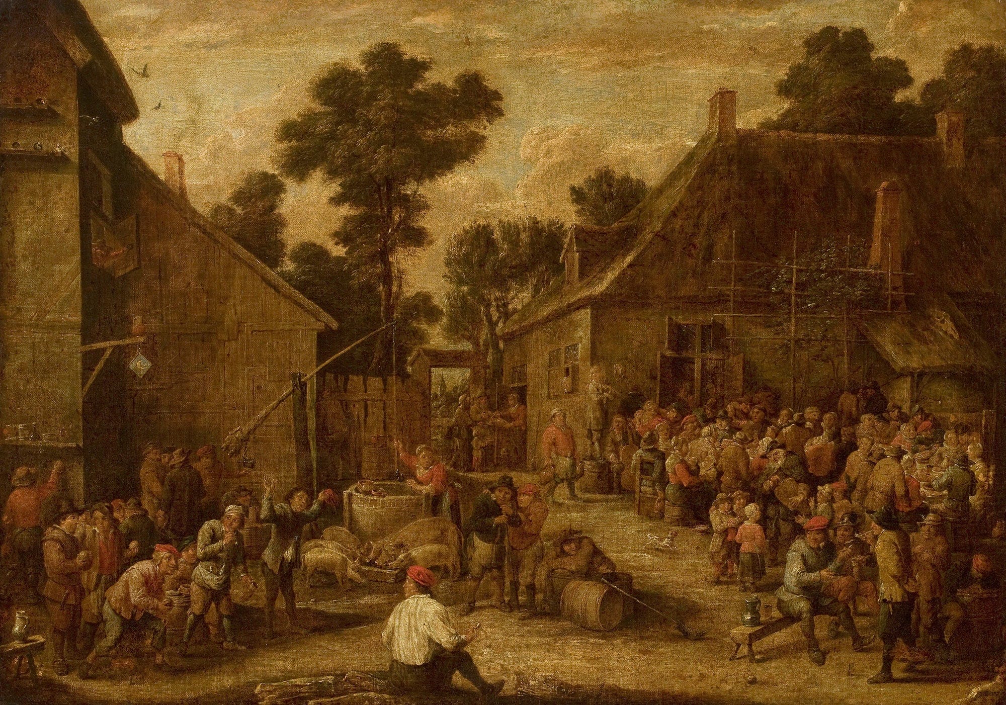 Merry Making In The Countryside by David Teniers The Younger