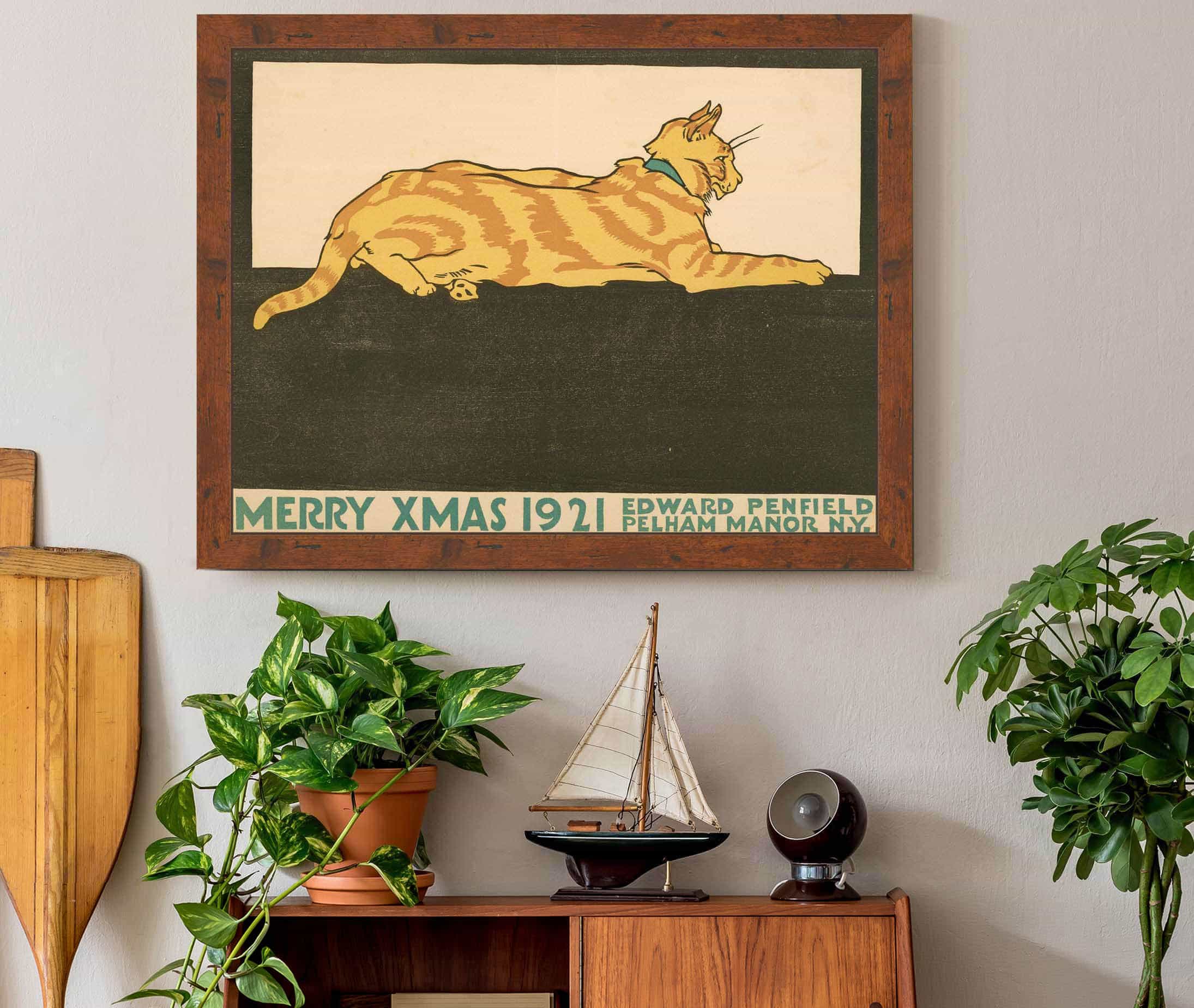 Merry Xmas by Edward Penfield