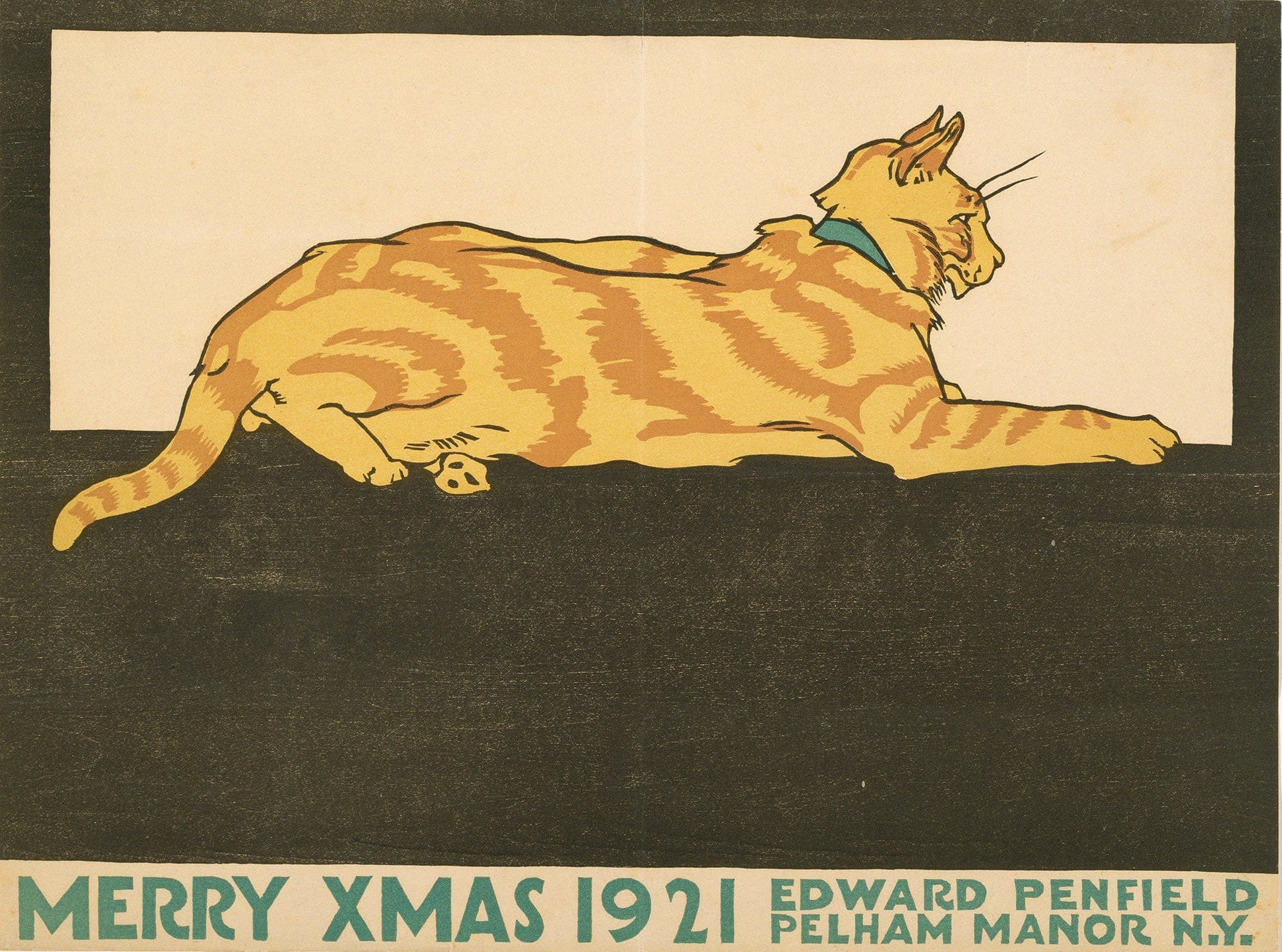 Merry Xmas by Edward Penfield
