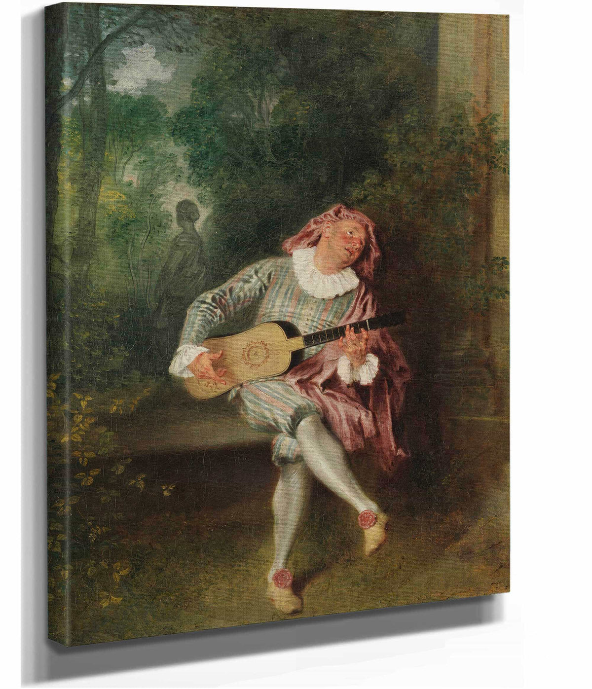 Mezzetin   by Jean Antoine Watteau
