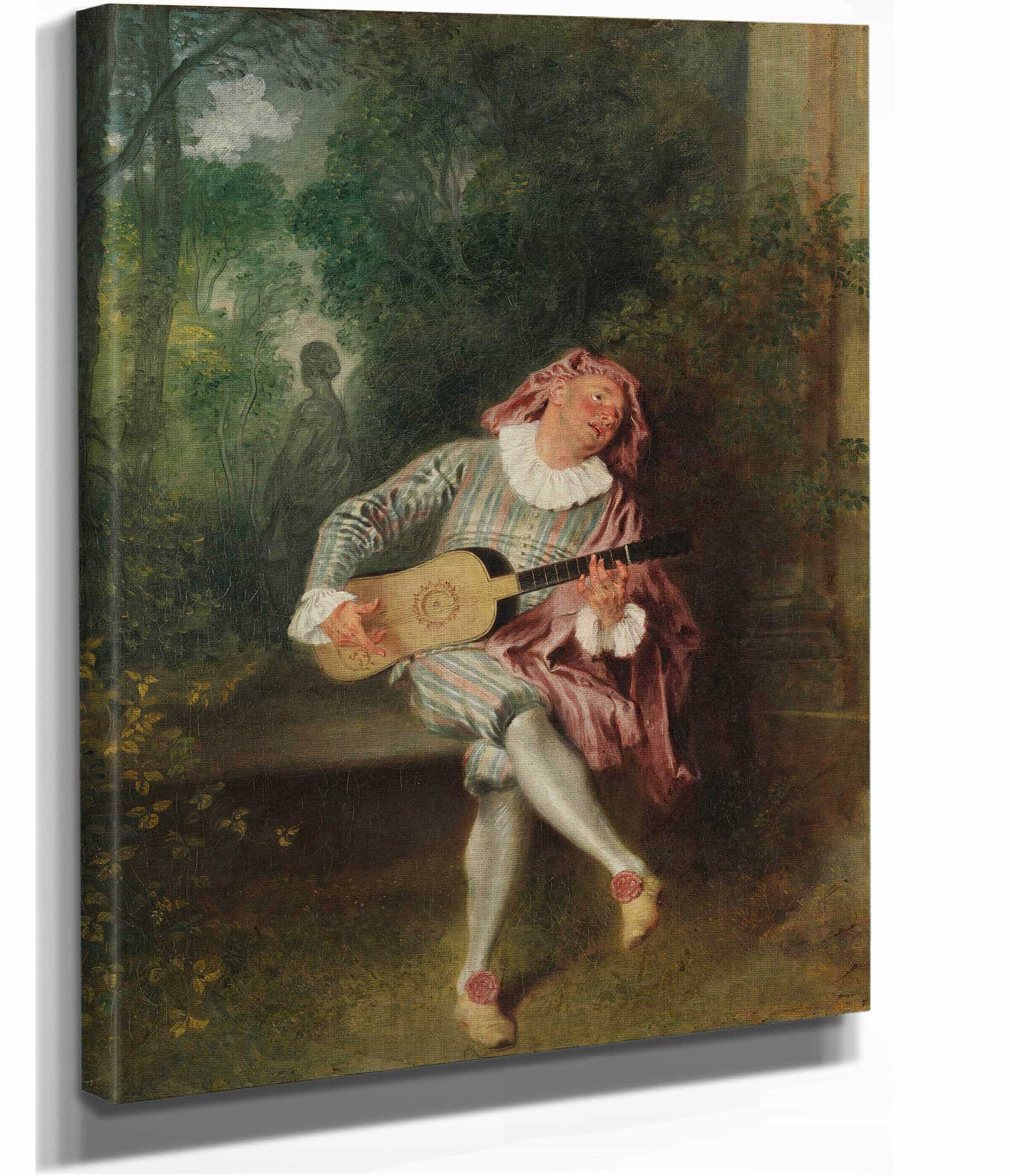 Mezzetin   by Jean Antoine Watteau