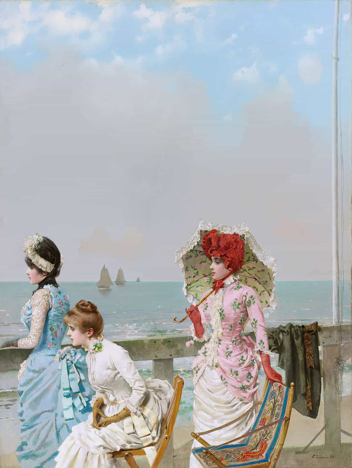 Mezzogorno Al Mare by Vittorio Matteo Corcos