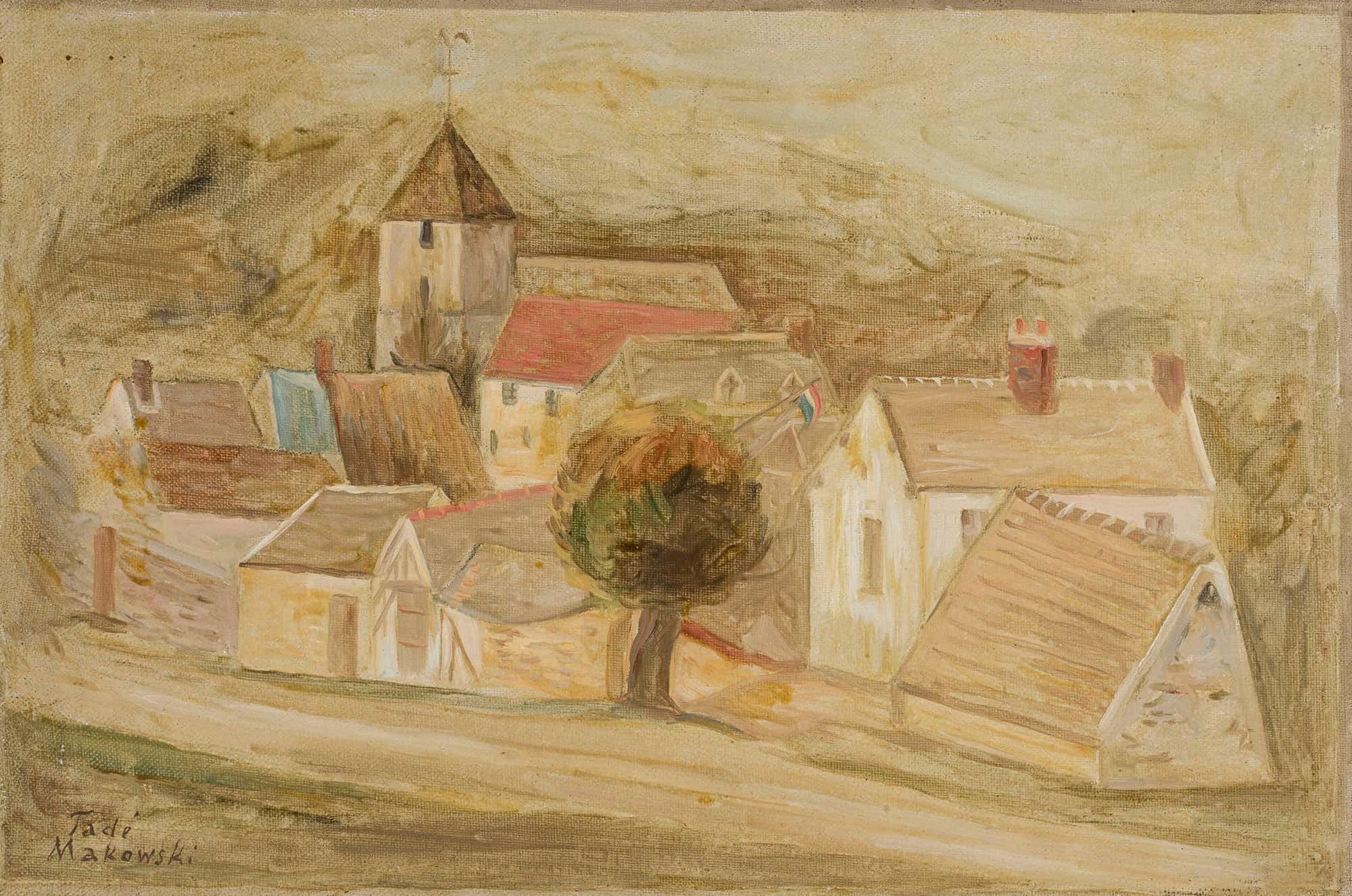 Miasteczko by Tadeusz Makowski