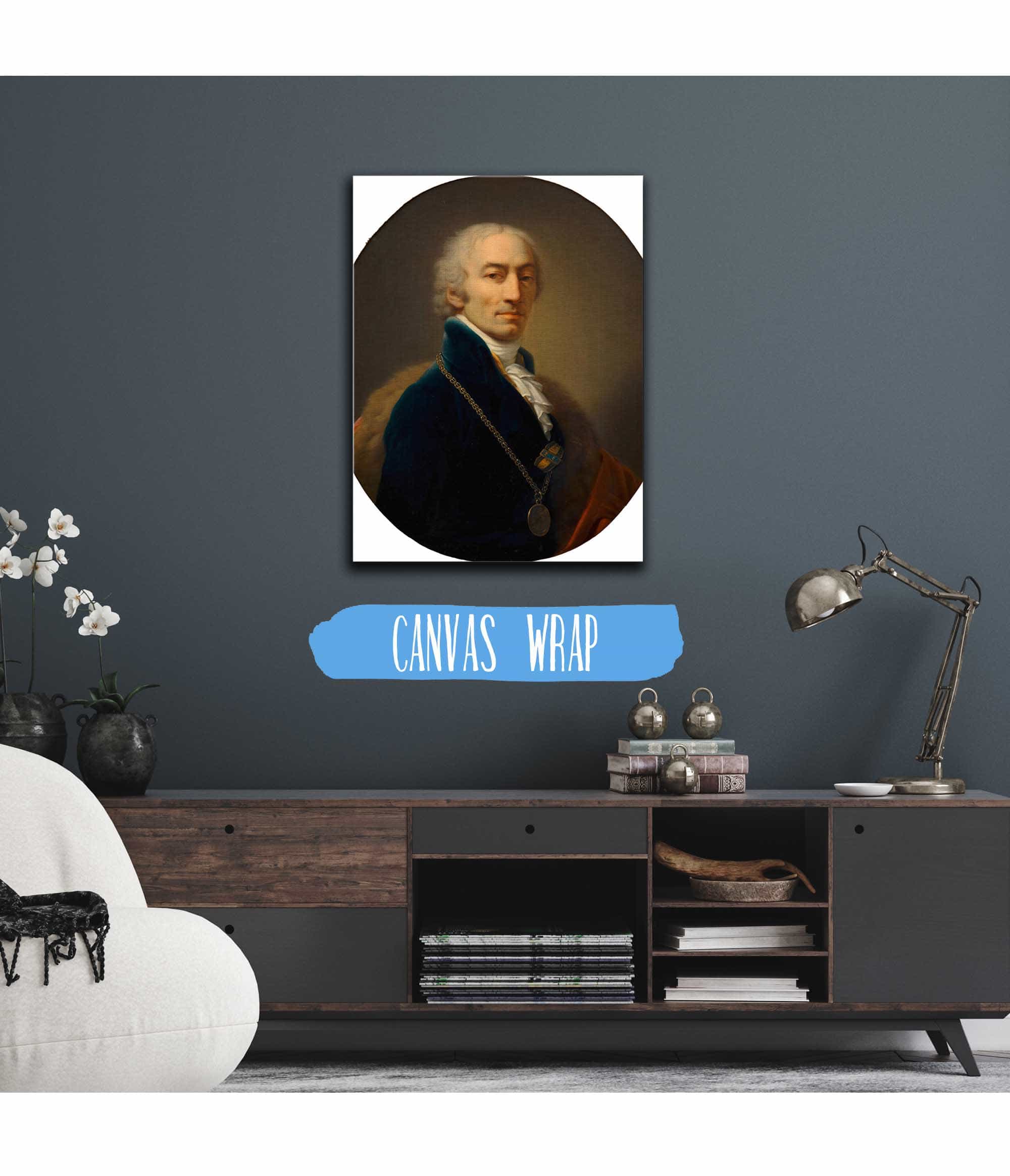 Michael Mayer Hofquartierbuchverwalter Around by Johann Baptist Von Lampi The Elder
