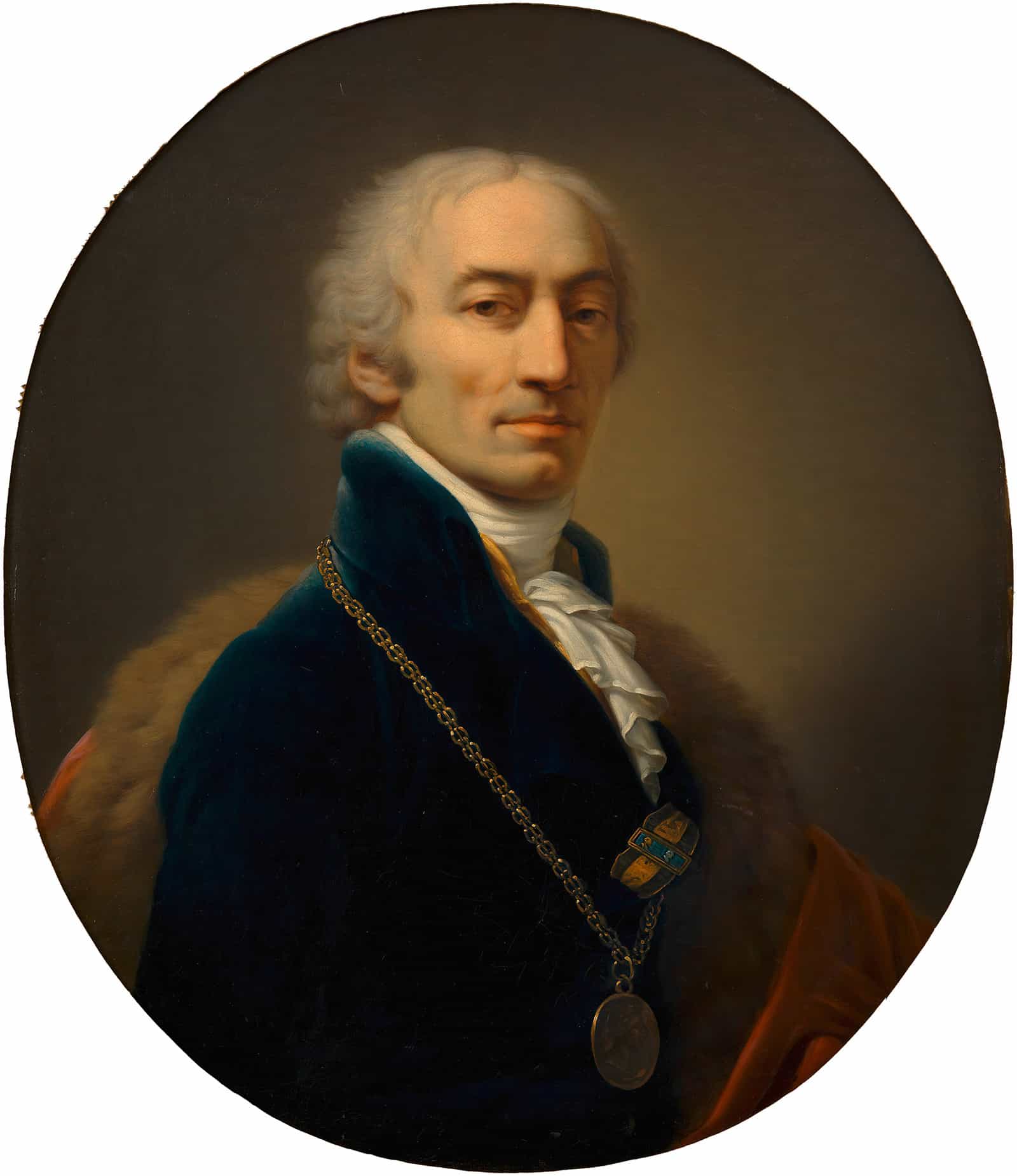 Michael Mayer Hofquartierbuchverwalter Around by Johann Baptist Von Lampi The Elder