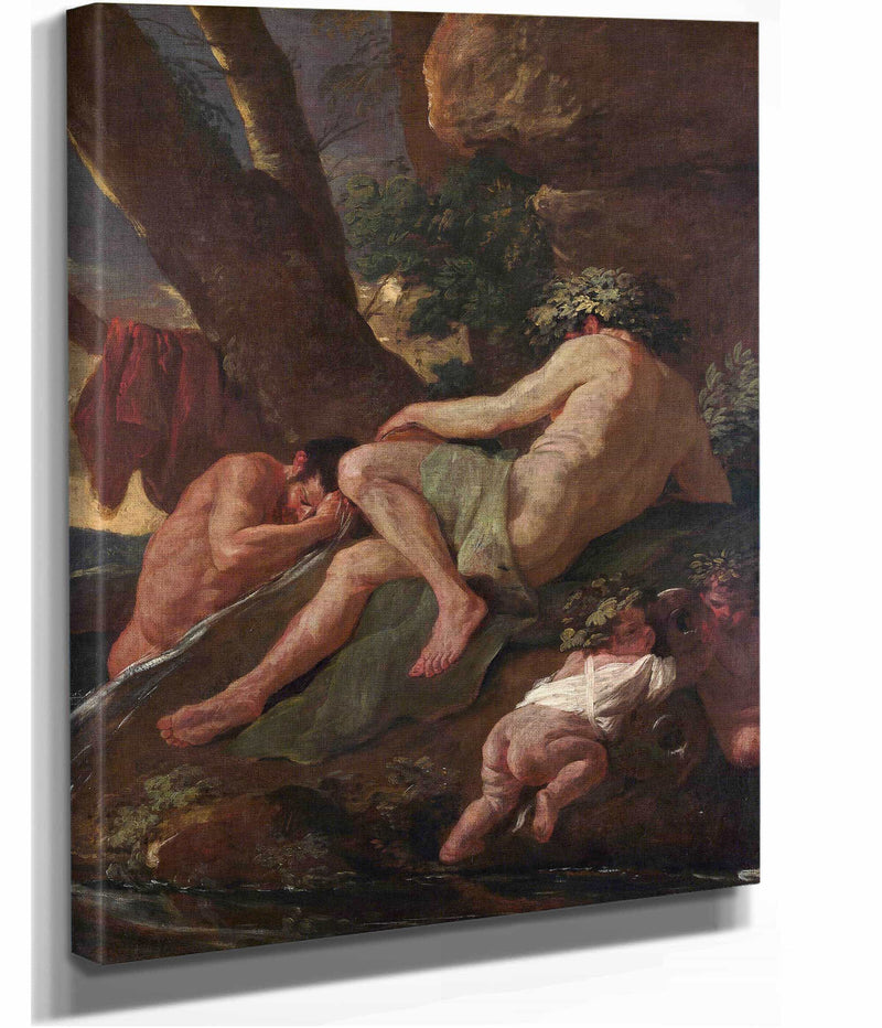 Midas Washing At The Source Of The Pactolus by Nicolas Poussin