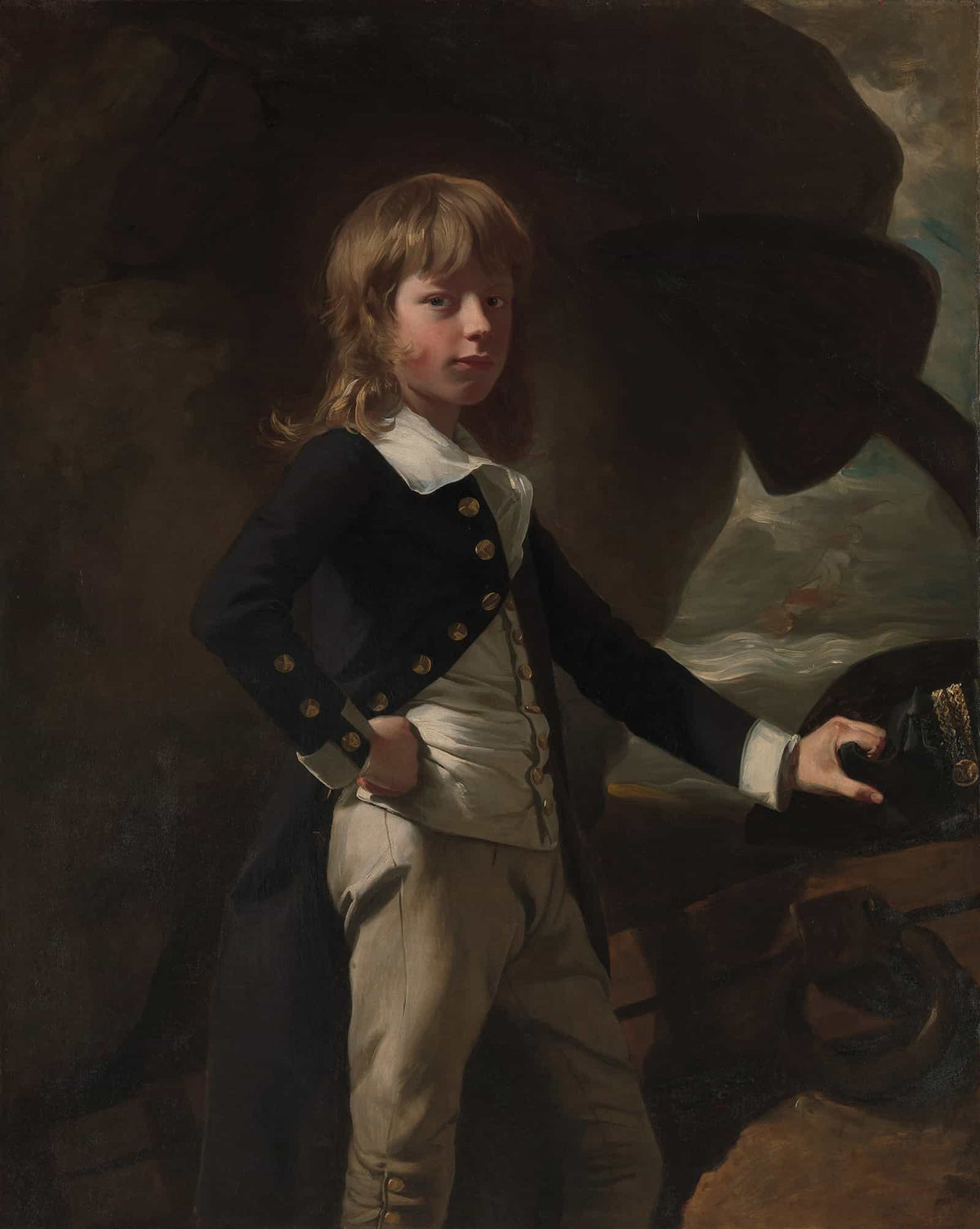Midshipman Augustus Brine by John Singleton Copley