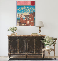 Miki Toyokichi Educating Himself And Fellow Prisoners by Tsukioka Yoshitoshi