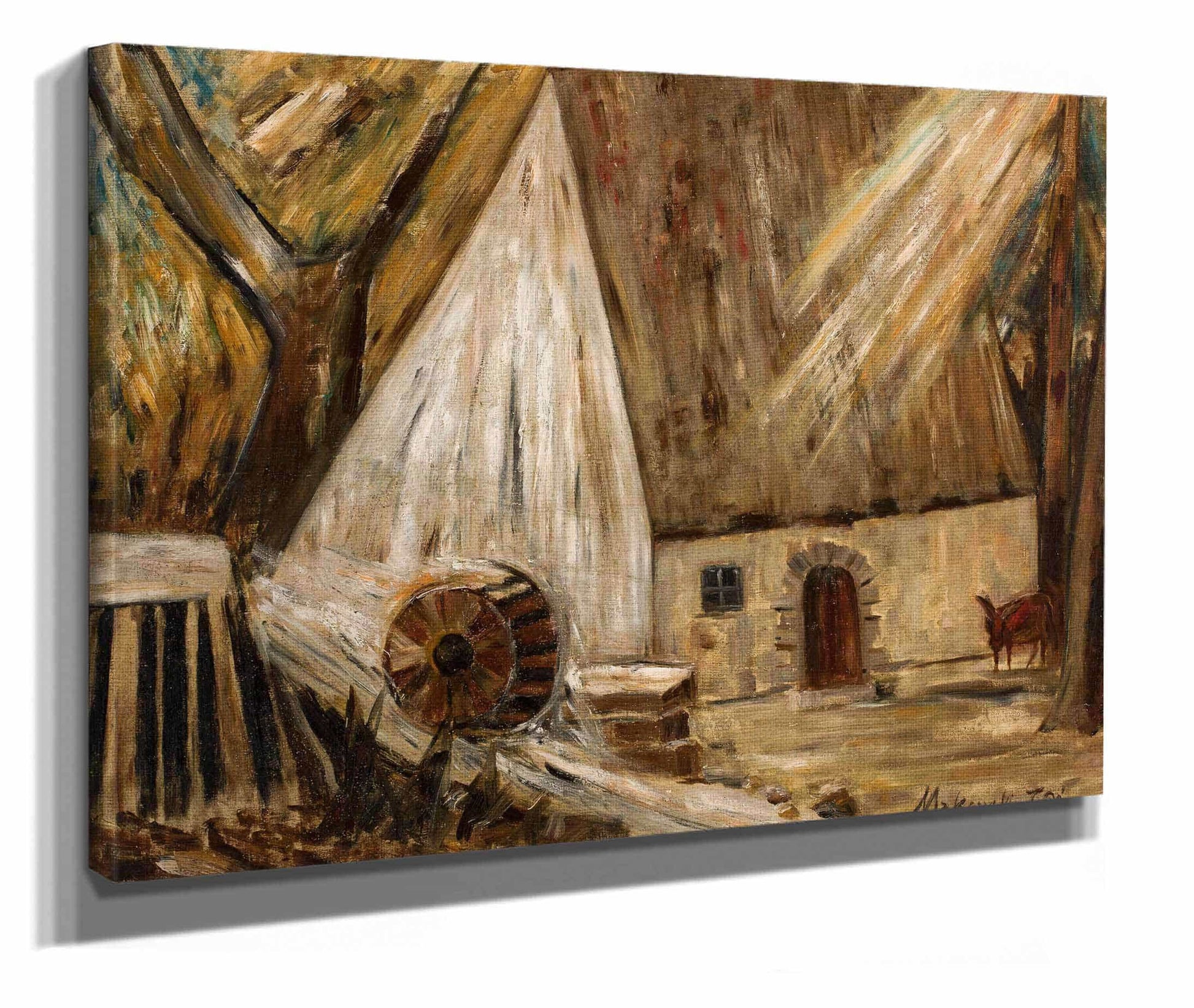 Mill In Banay by Tadeusz Makowski