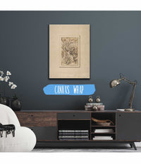 Milo Of Crotona   by Salvator Rosa