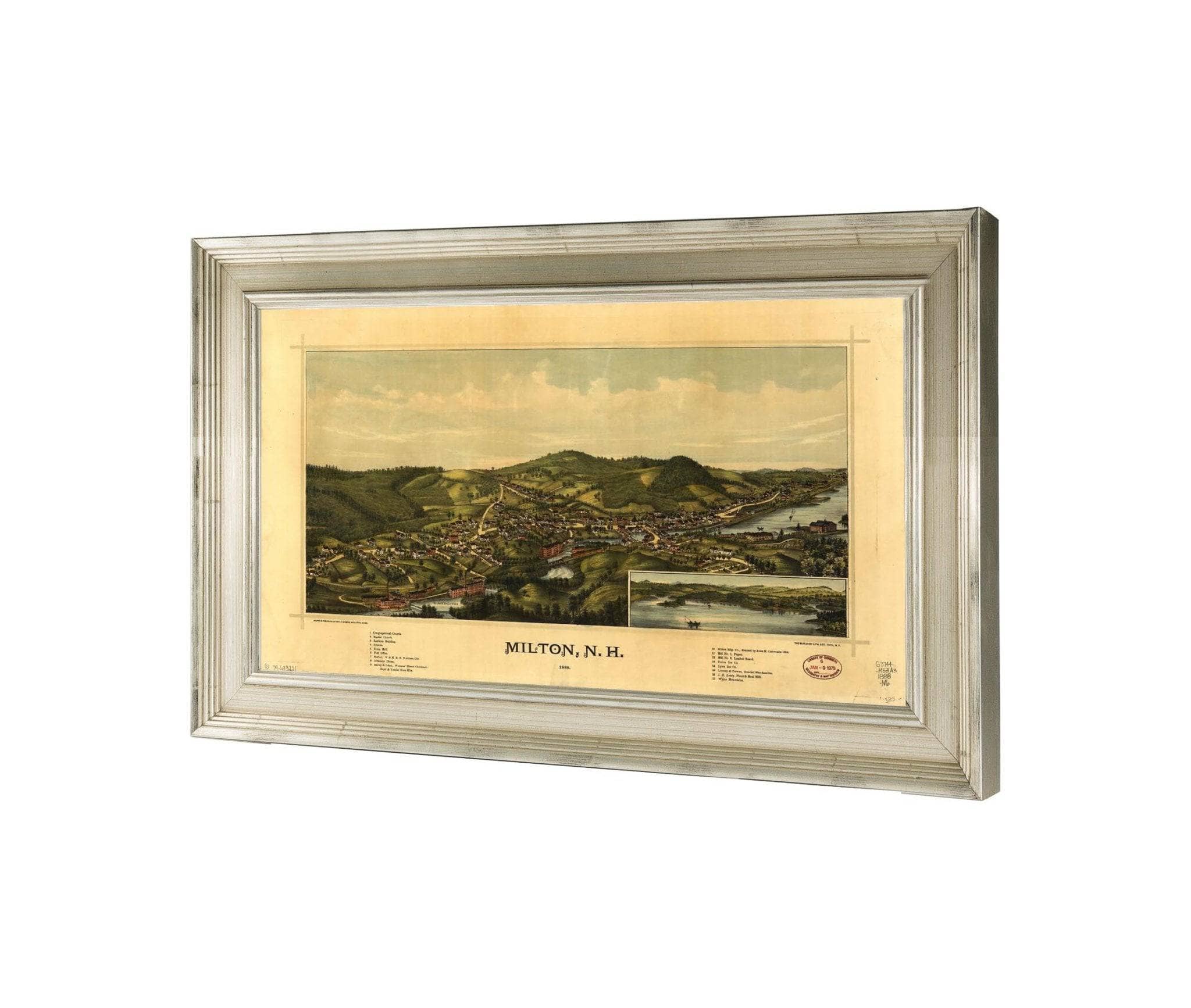 Milton Nh 1888  State Of New Hampshire