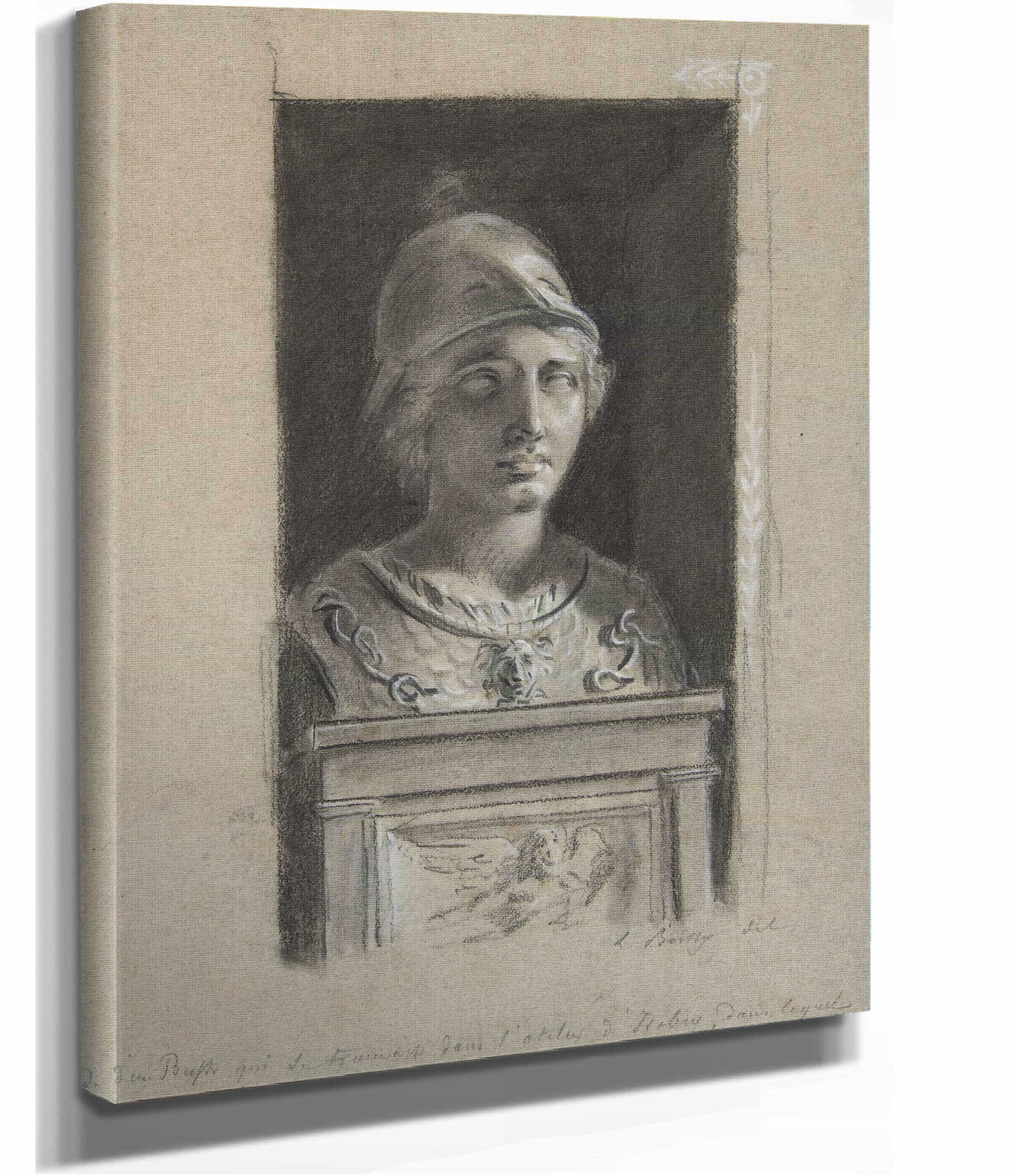 Minerva Study After A Sculpture by Louis Leopold Boilly