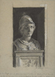 Minerva Study After A Sculpture by Louis Leopold Boilly