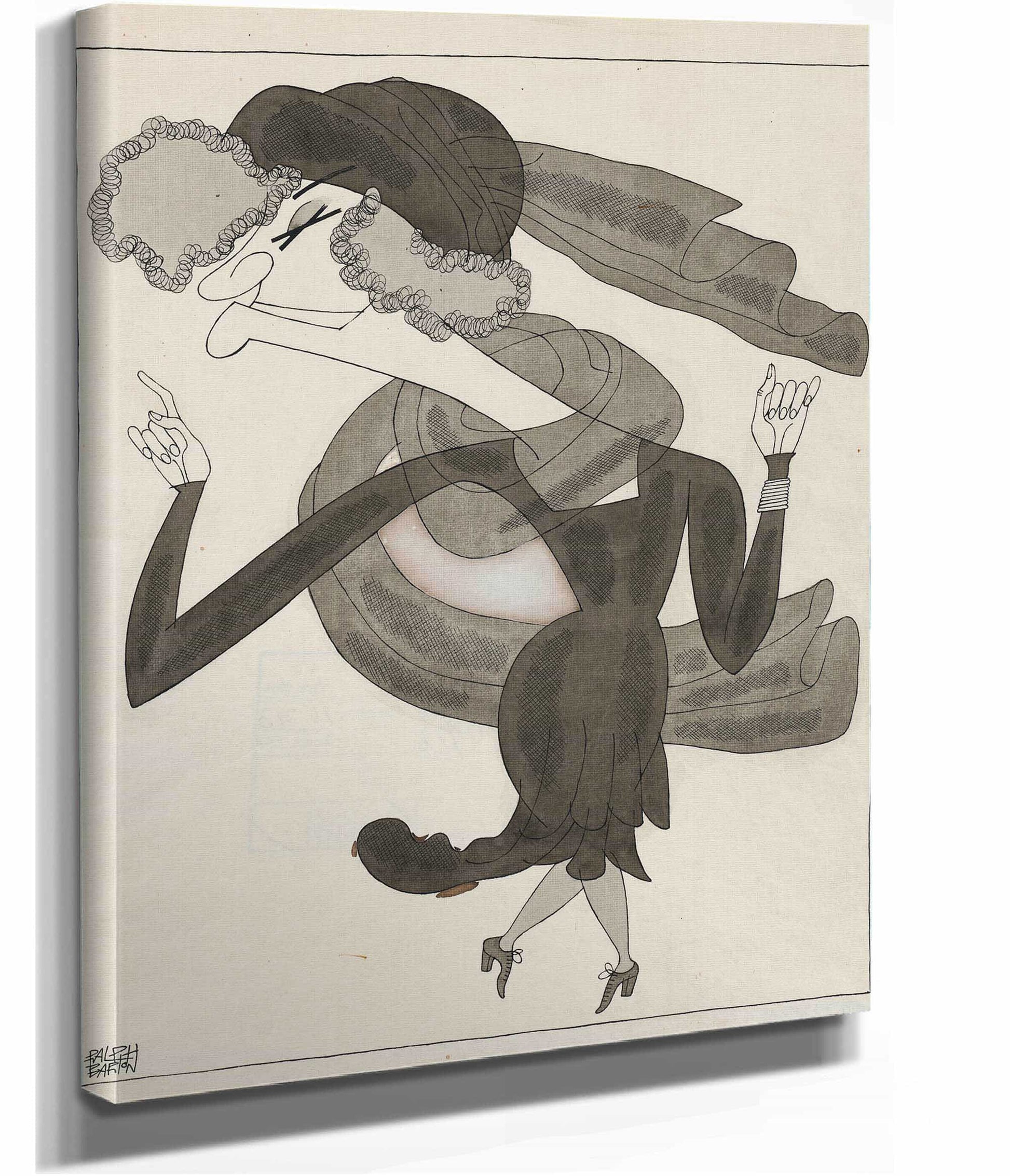 Minnie Maddern Fiske by Ralph Barton
