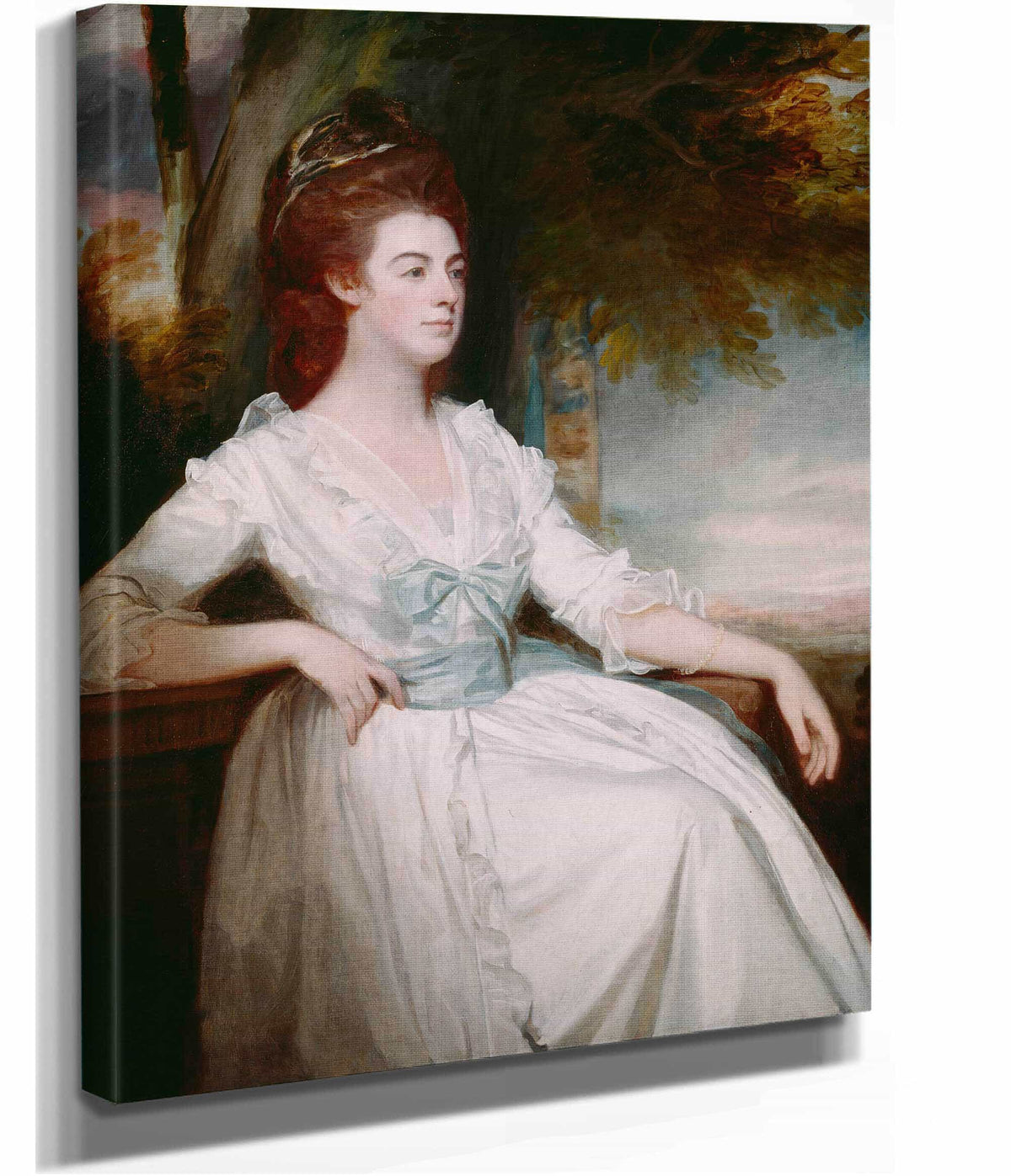Miss Clavering Between And by George Romney