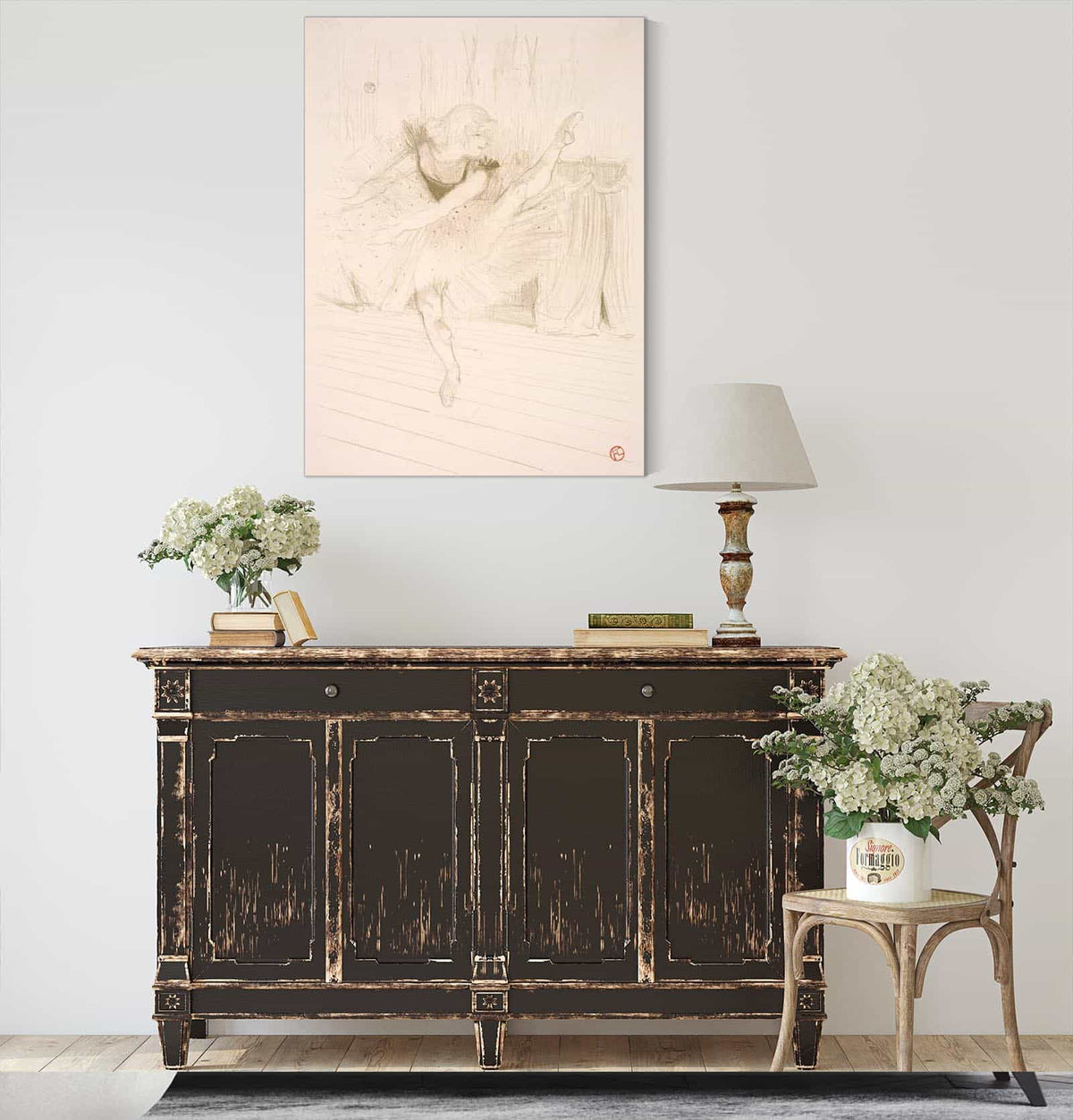 Miss Ida Heath Danseuse Anglaise  by Henri De Toulouse Lautrec