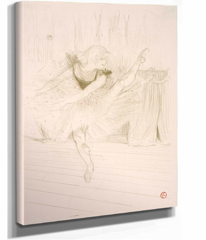 Miss Ida Heath Danseuse Anglaise  by Henri De Toulouse Lautrec