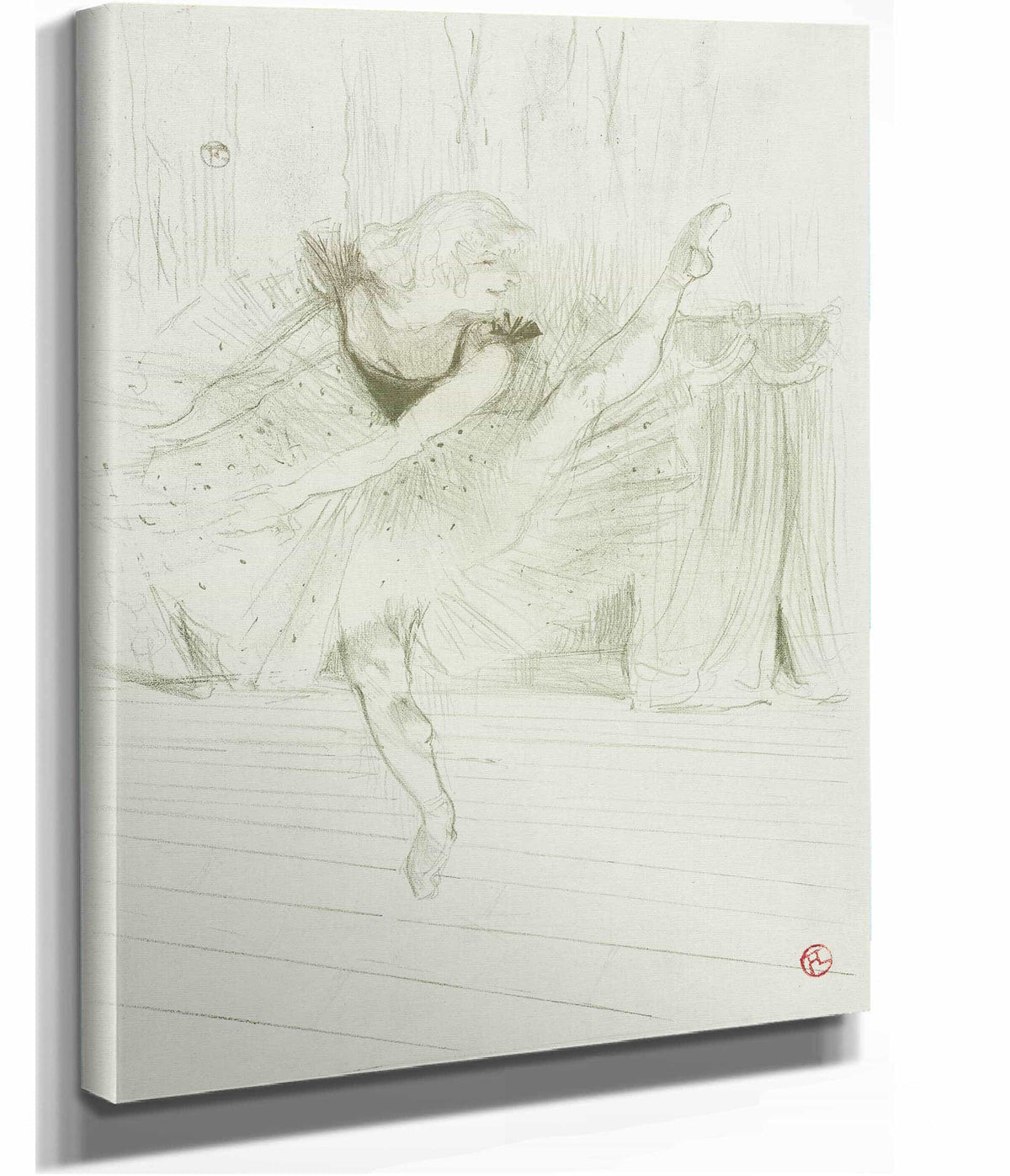 Miss Ida Heath English Dancer by Henri De Toulouse Lautrec