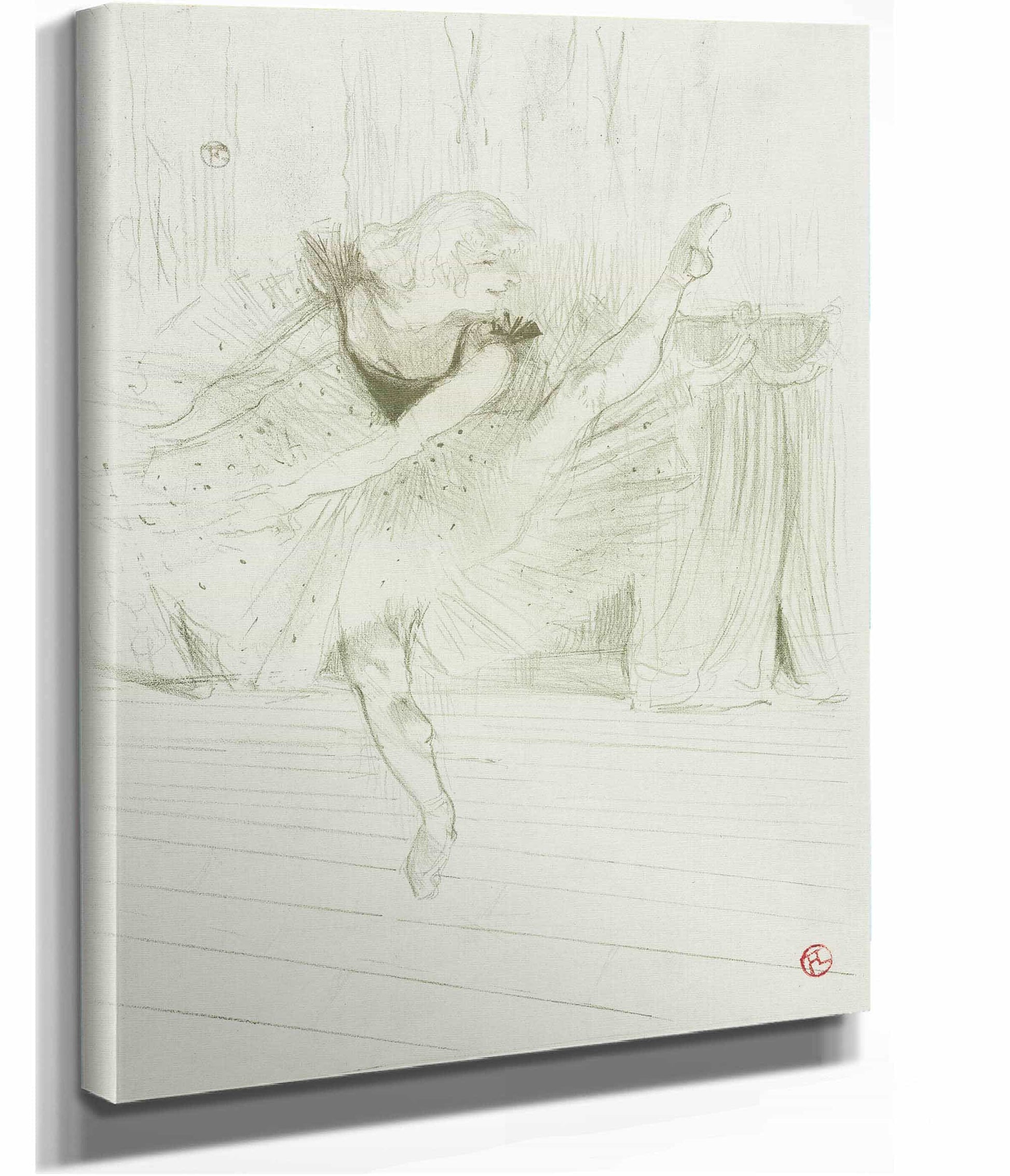 Miss Ida Heath English Dancer by Henri De Toulouse Lautrec