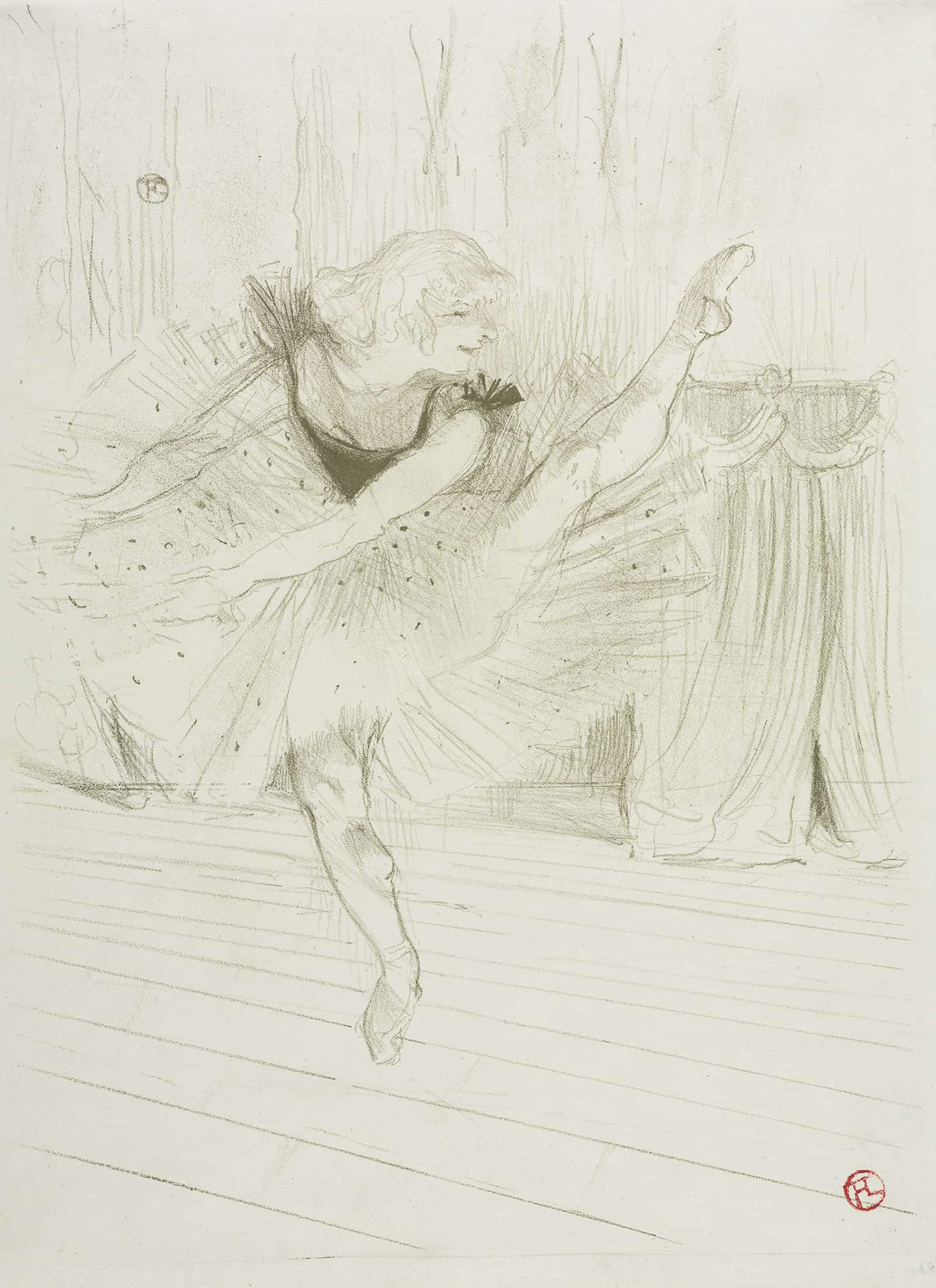Miss Ida Heath English Dancer by Henri De Toulouse Lautrec
