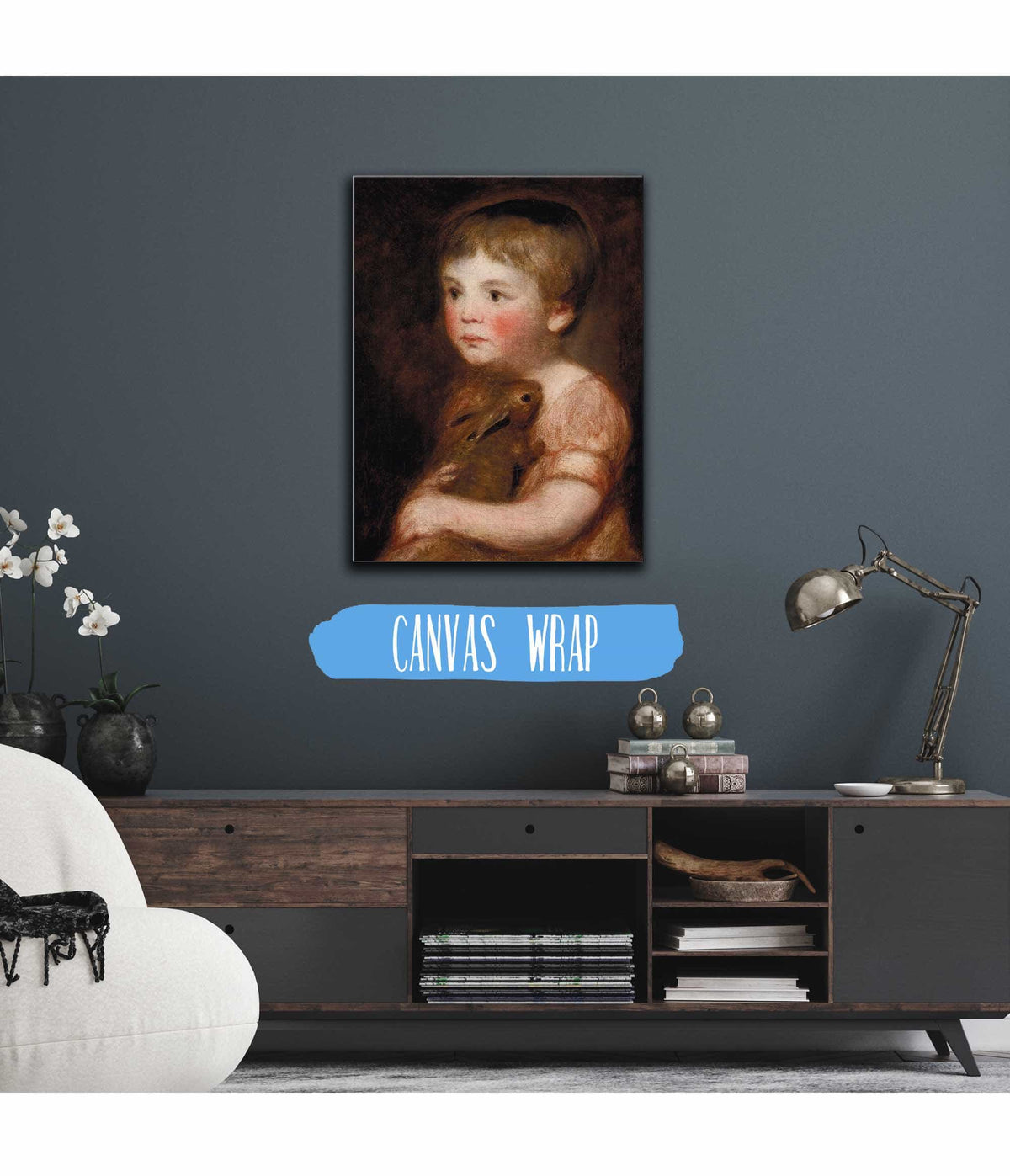 Miss Lewis With A Rabbit by John Constable