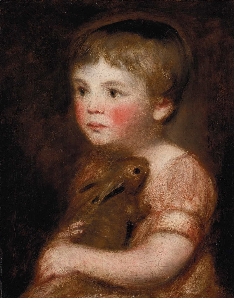 Miss Lewis With A Rabbit by John Constable