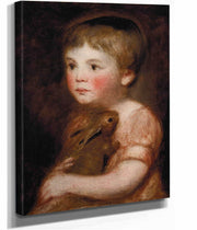Miss Lewis With A Rabbit by John Constable