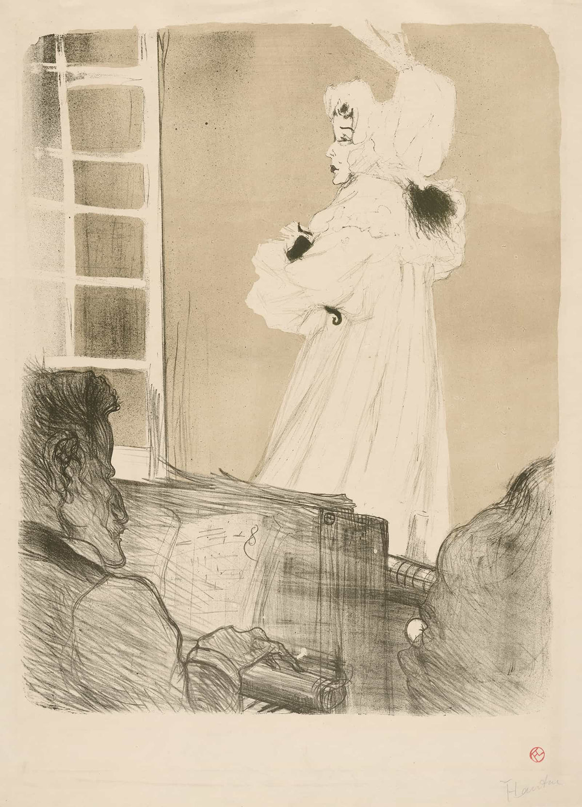 Miss May Belfort by Henri De Toulouse Lautrec