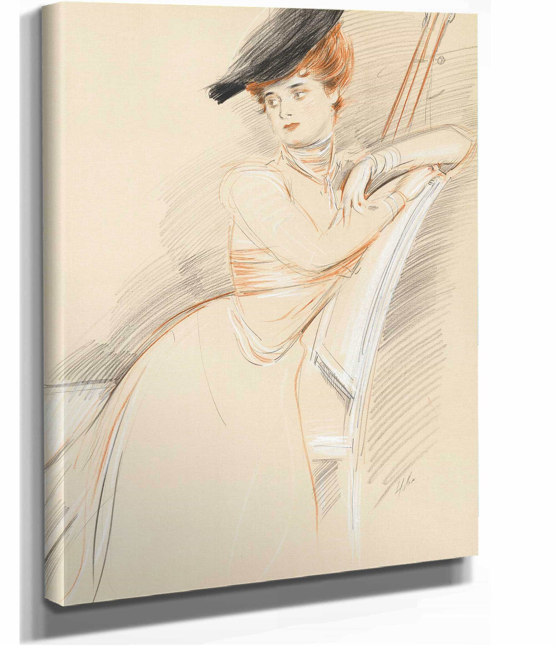Miss Taylor Seated by Paul Cesar Helleu