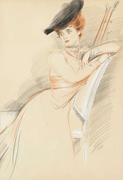Miss Taylor Seated by Paul Cesar Helleu