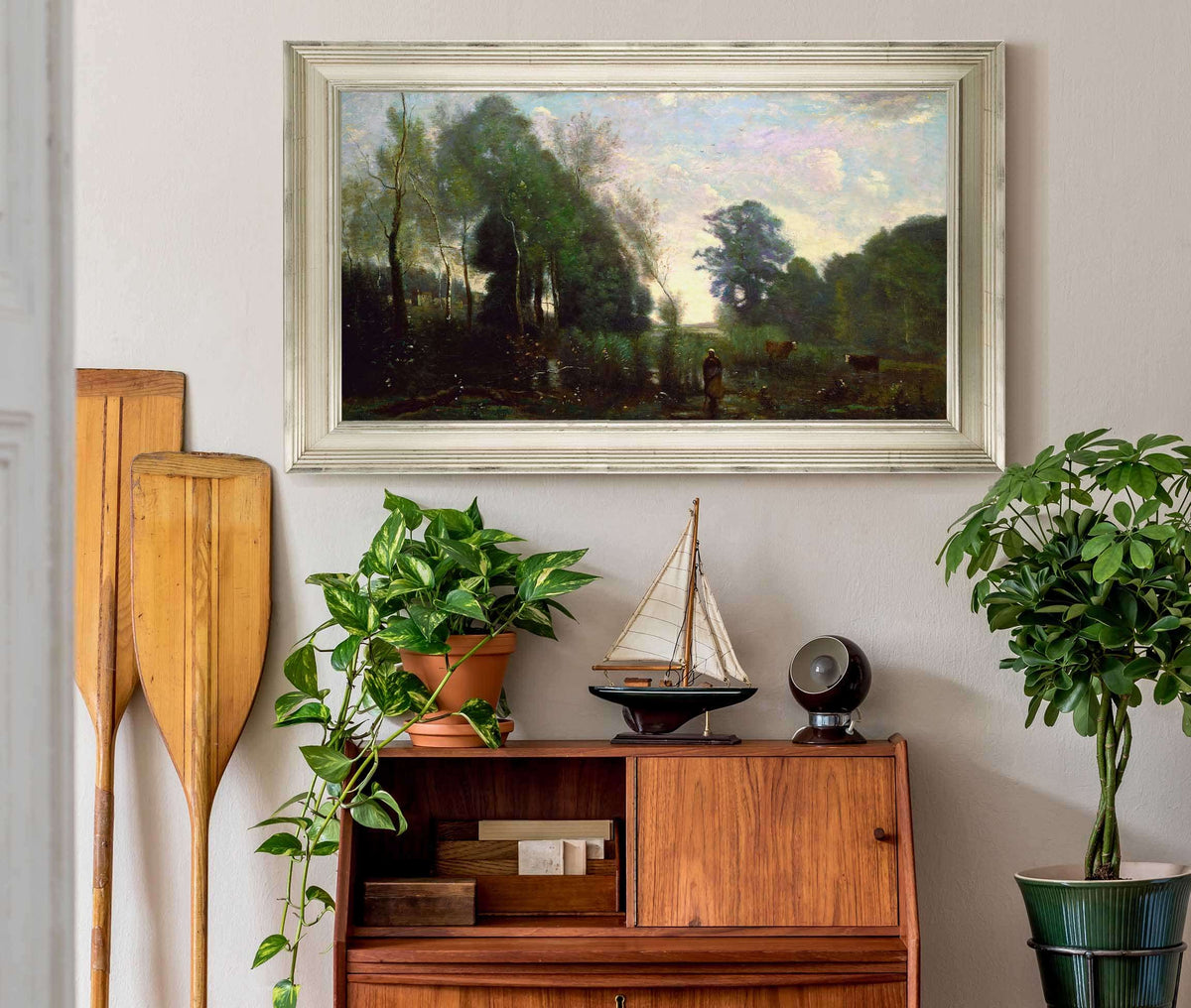 Misty Morning by Jean Baptiste Camille Corot