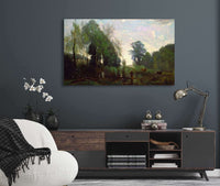 Misty Morning by Jean Baptiste Camille Corot