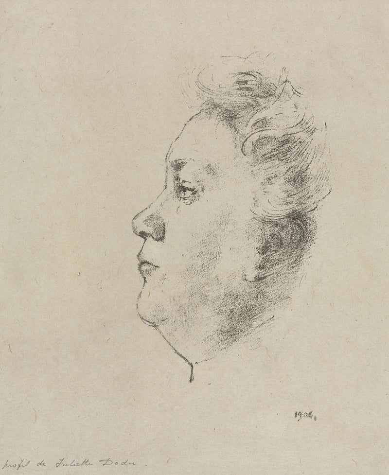 Mlle Juliette Dodu by Odilon Redon