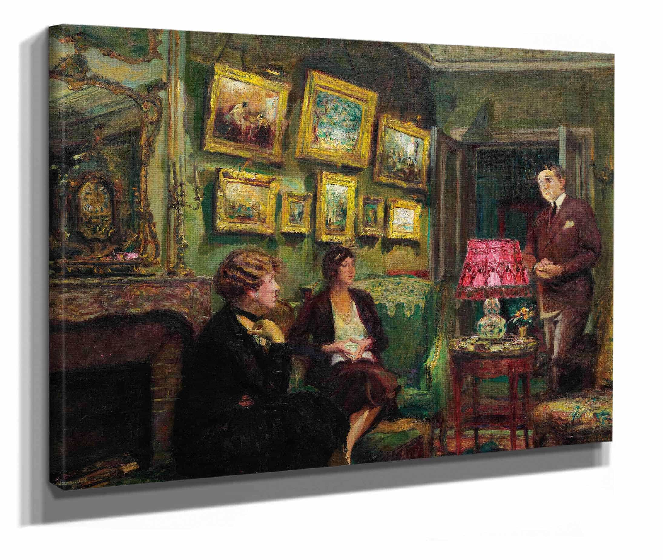 Mme Gillou Chez Elle Laccord Parfait by Edouard Vuillard