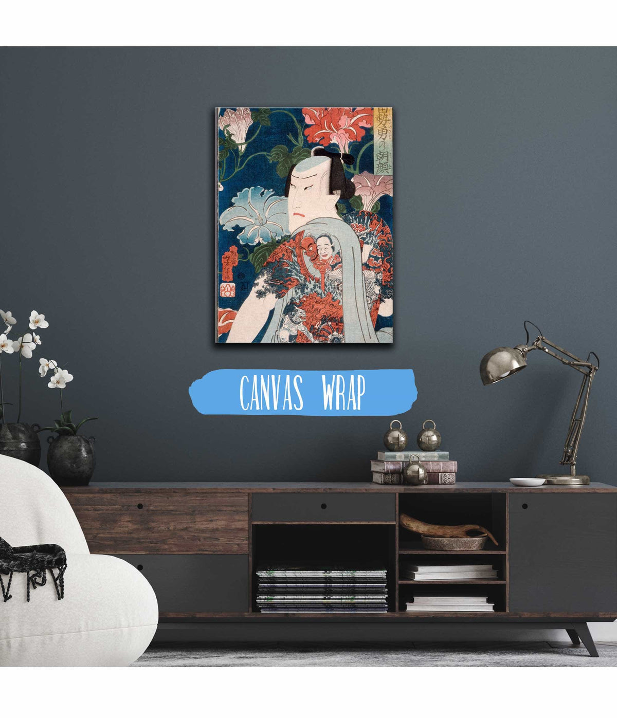 Modern Gallants With Morning Glories by Tsukioka Yoshitoshi