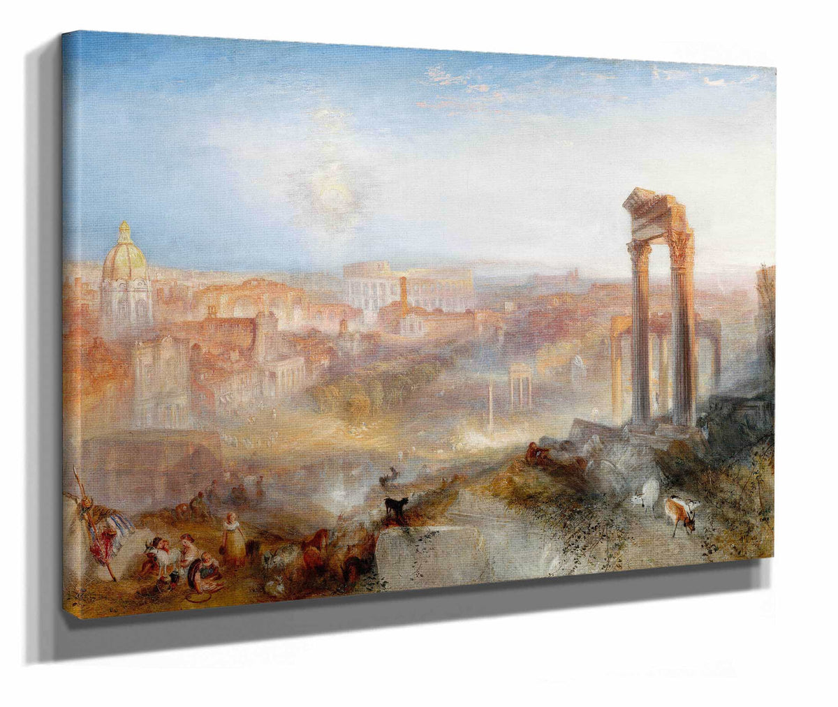Modern Rome Campo Vaccino by Joseph Mallord William Turner