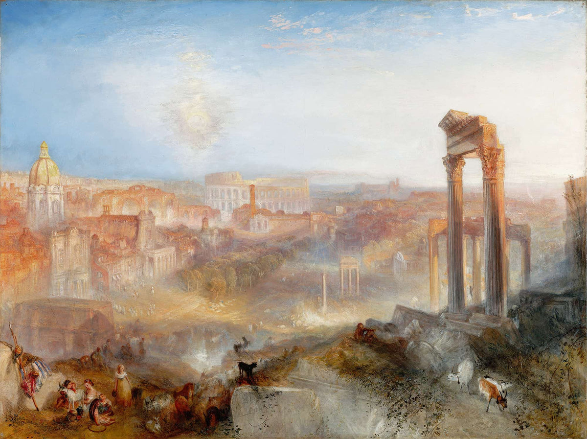 Modern Rome Campo Vaccino by Joseph Mallord William Turner