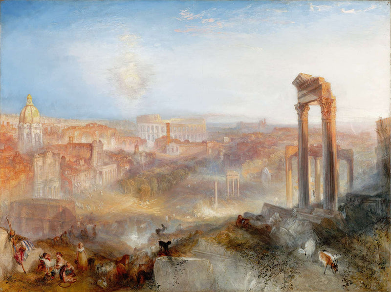 Modern Rome Campo Vaccino by Joseph Mallord William Turner