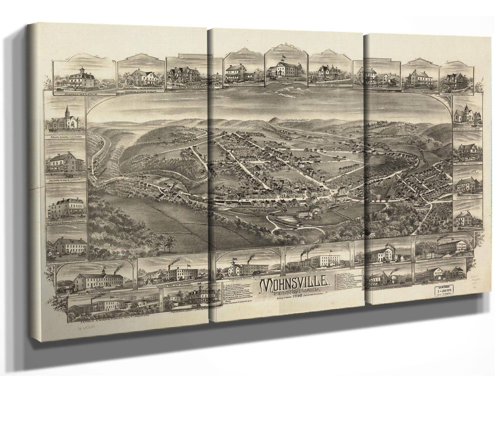Mohnsville Pennsylvania 1898  State Of Pennsylvania