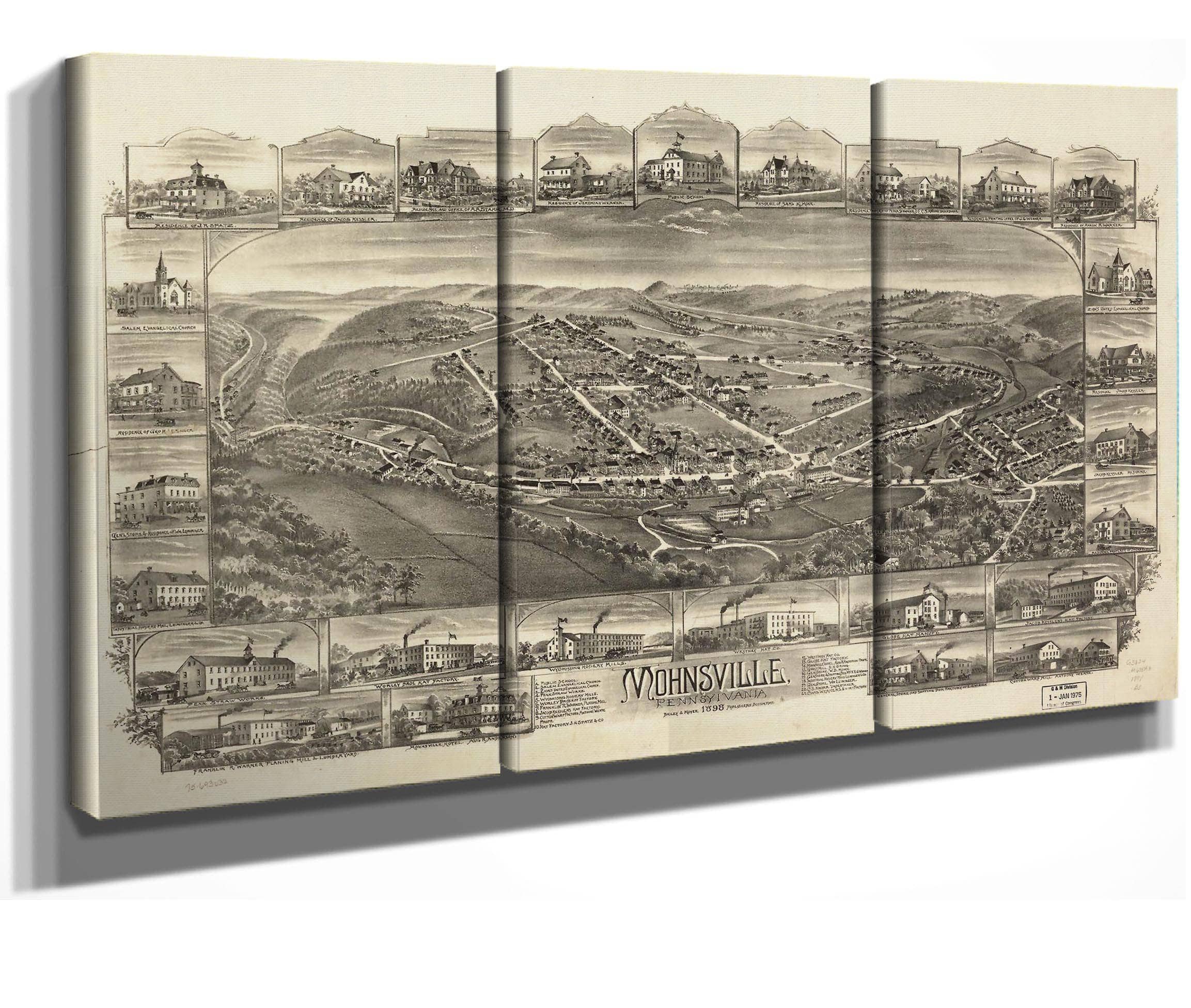 Mohnsville Pennsylvania 1898  State Of Pennsylvania