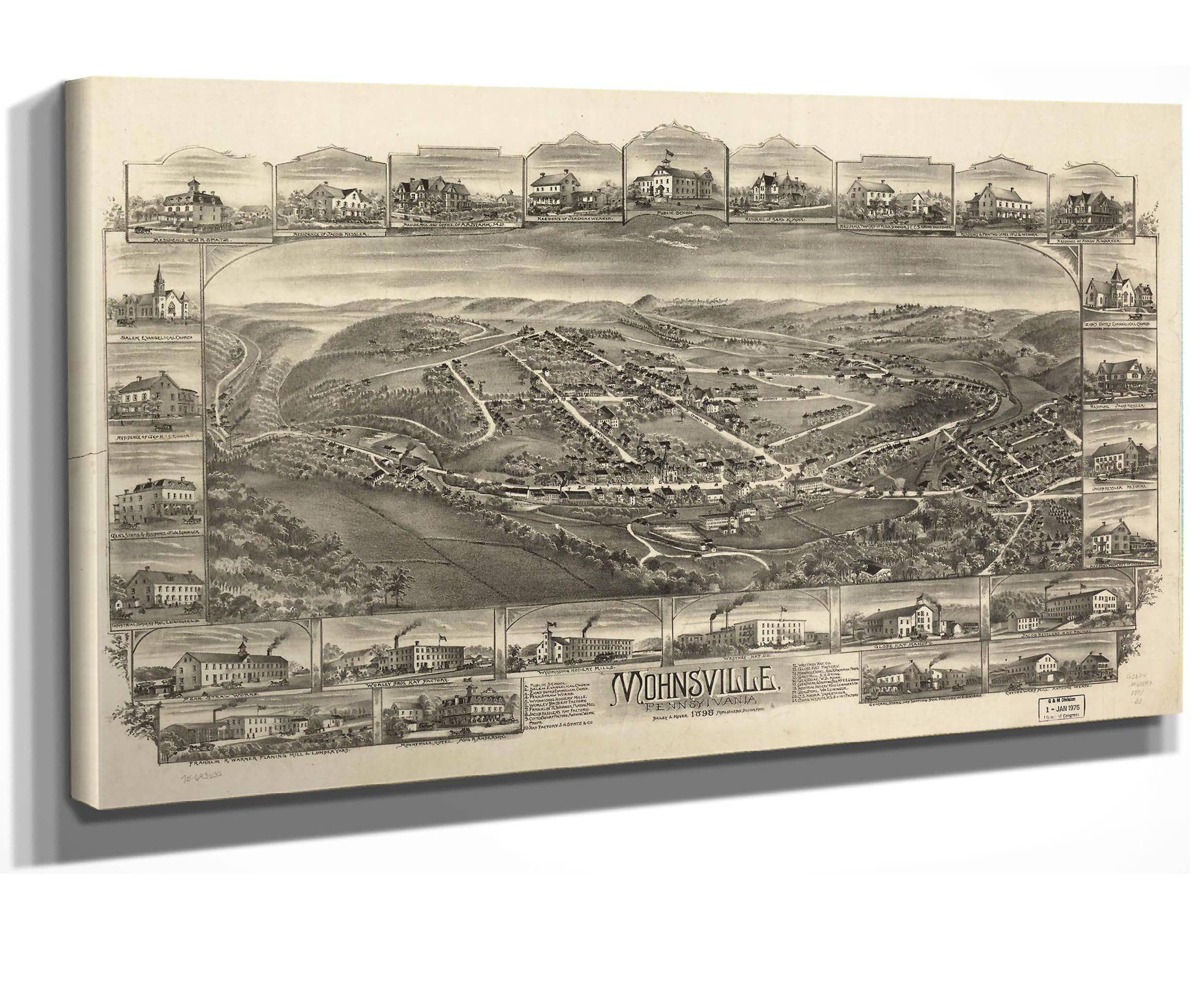 Mohnsville Pennsylvania 1898  State Of Pennsylvania